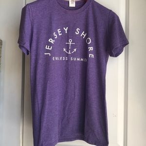 Vintage purple jersey shore t-shirt